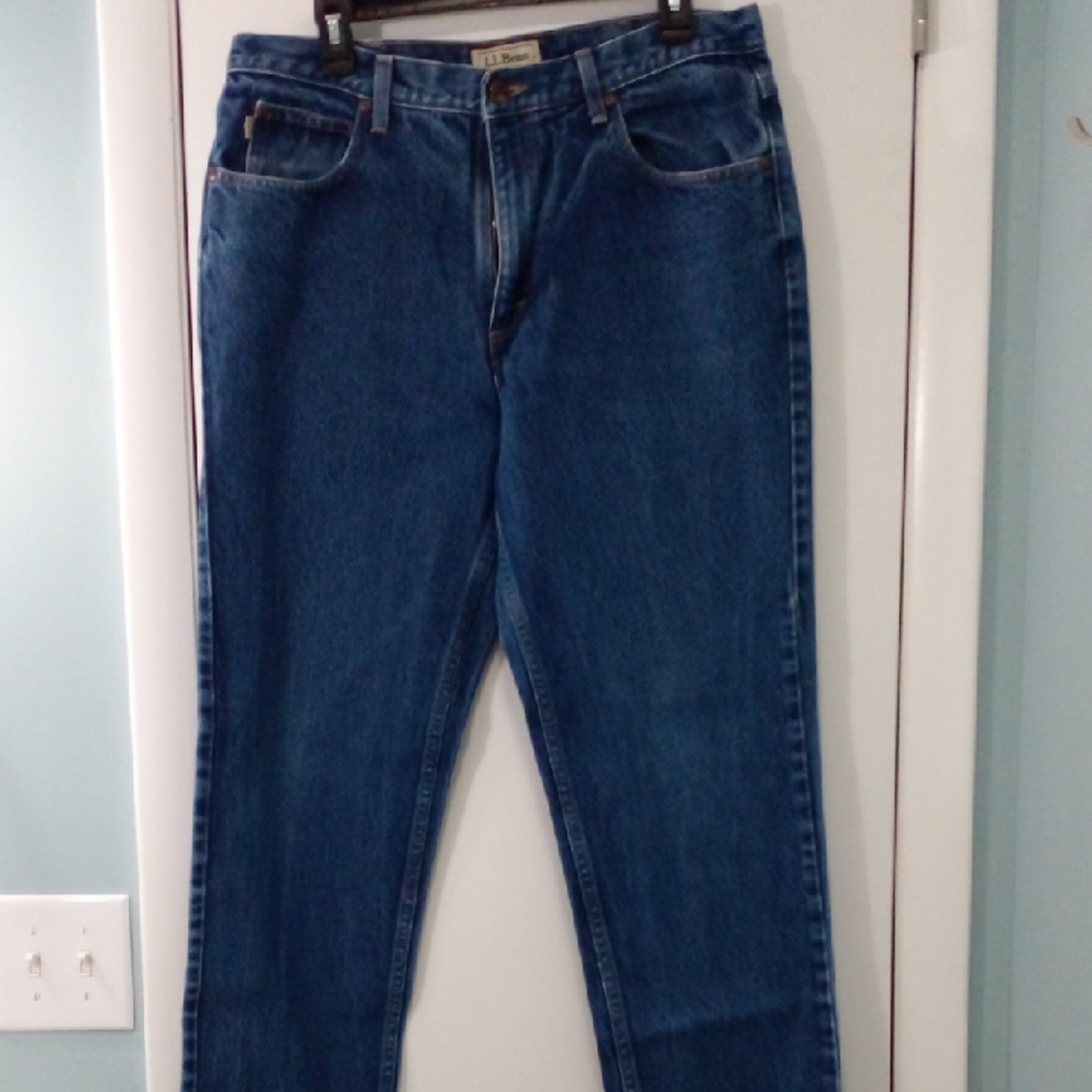 Classic Blue Denim Jeans 35x32